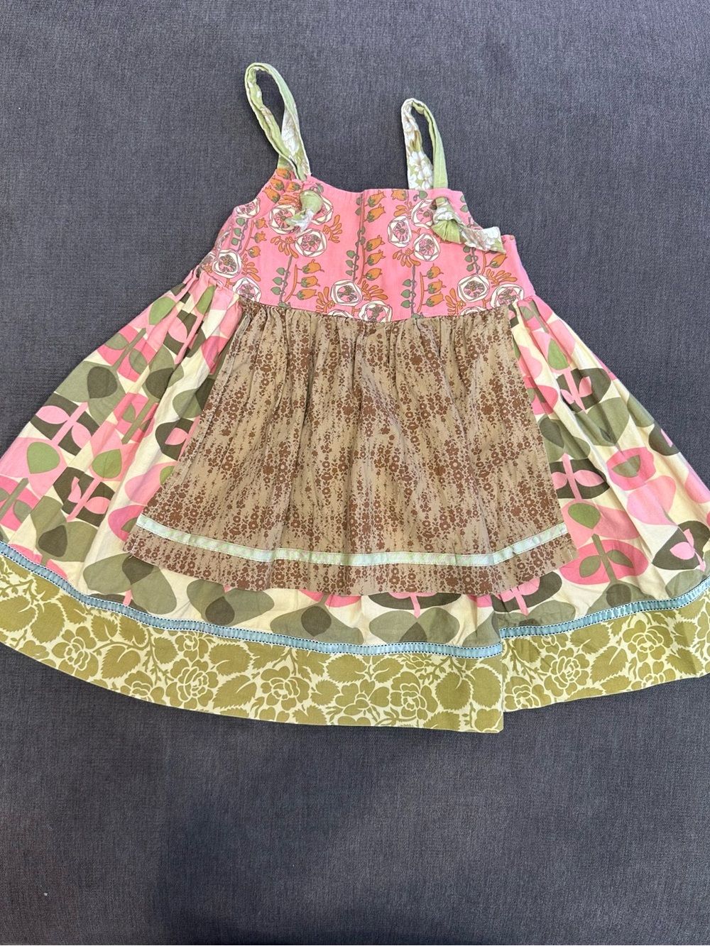 Matilda Jane West Side Abby apron dress. Size 4